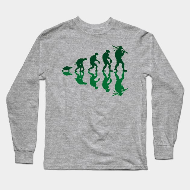 Turtle Mutation Long Sleeve T-Shirt by Daletheskater